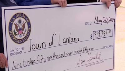 Lantana receives almost $1 million from federal government to replace aging water pipes