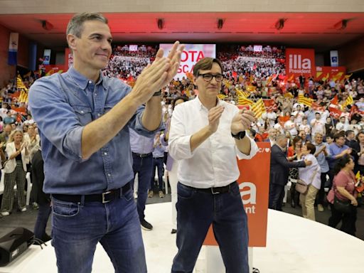 Pedro Sánchez estima que el triunfo socialista acaba con "una década de división" en Cataluña