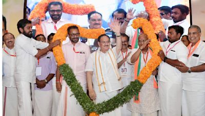 Nadda urges BJP workers to ensure ‘lotus blooms’ in Kerala in 2026