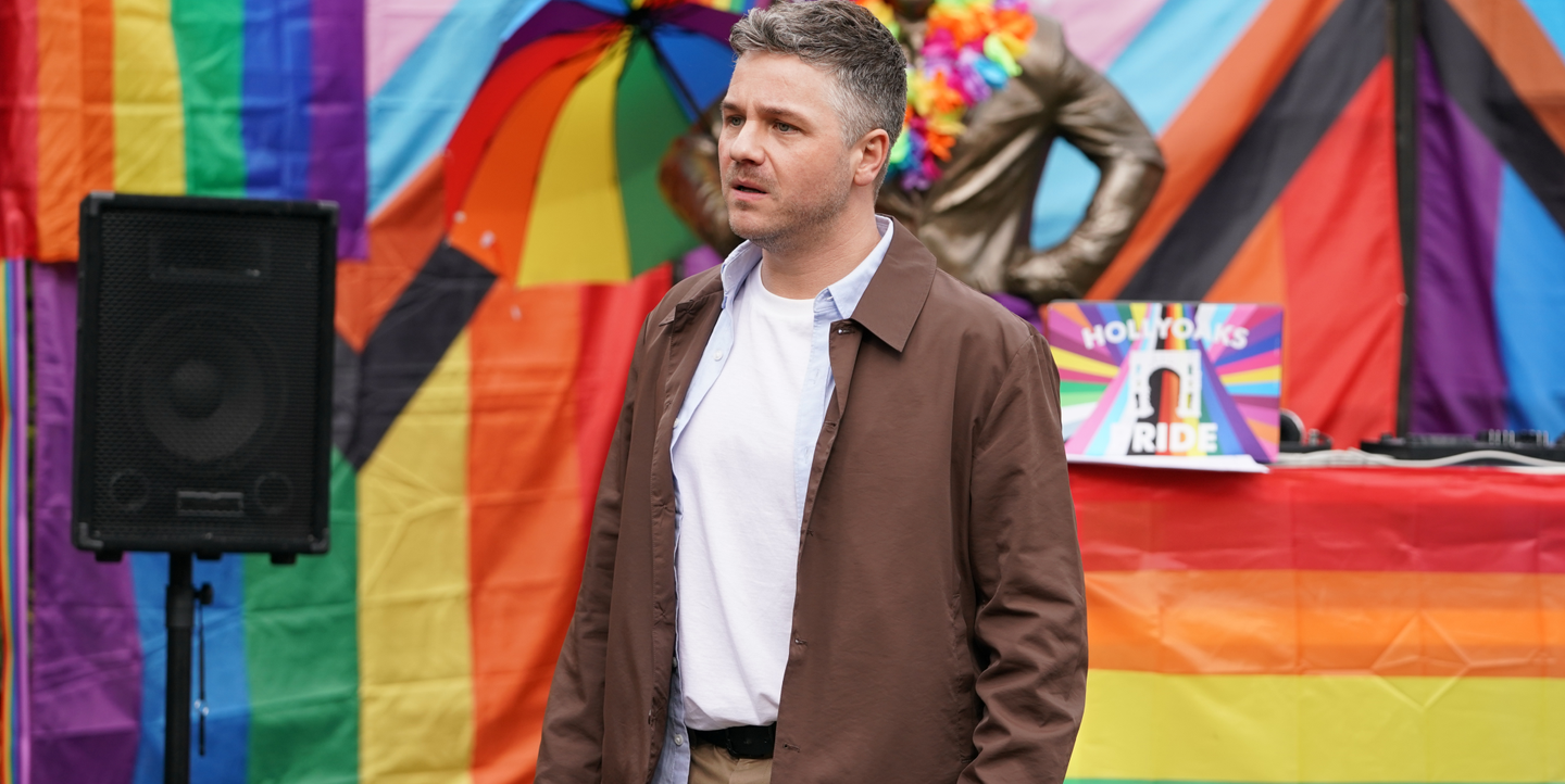 Hollyoaks airs Carter arrest after Pride tragedy