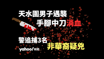 天水圍男子遇襲 手腳中刀淌血 警追捕 3 名非華裔疑兇｜Yahoo