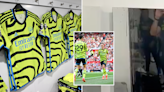 'Embarrassing' footage emerges from Arsenal's away dressing room after Man Utd win
