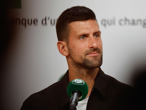 Novak Djokovic enters the French Open with 'low expectations and high hopes'