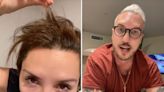 A bride said her hair was fried off by a botched treatment 3 weeks before her wedding. Then a stylist influencer heard her viral cry and stepped in to save the day.