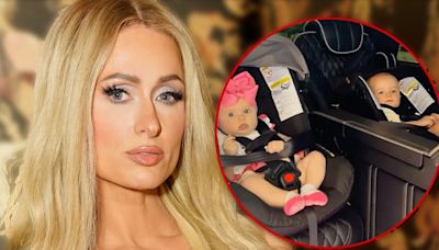 Paris Hilton's Baby Car Seat Setup Catches Flak Over Safety Concerns