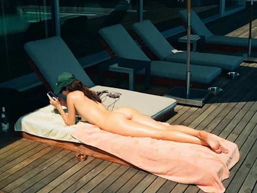 Kendall Jenner publicó una impactante foto al desnudo tras regresar con Bad Bunny