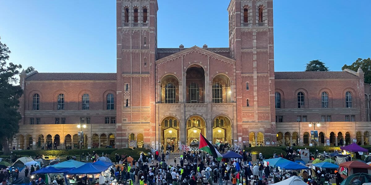 Inside UCLA's Palestinian Solidarity Encampment — Before Police Tore It Apart