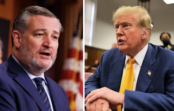 'Pathetic' Ted Cruz Blasted for Defending Donald Trump Amid Hush Money Trial: 'A Political Smear Job'