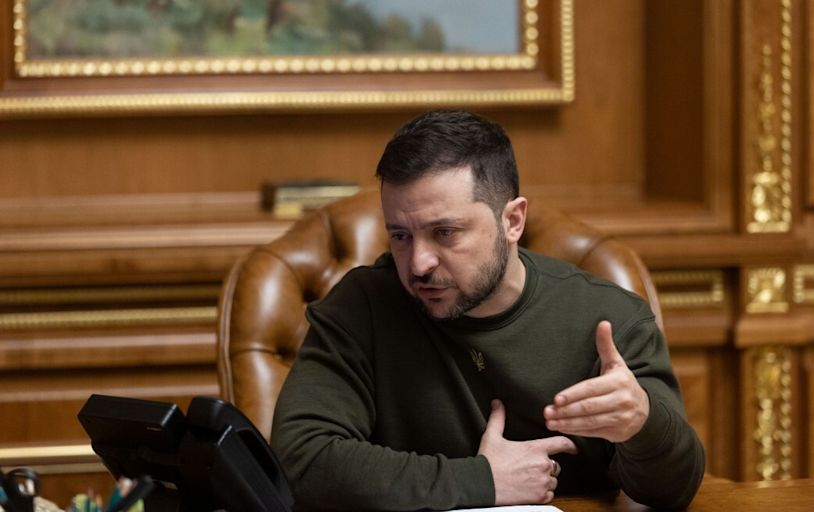 援助烏克蘭法案卡關 澤倫斯基和美眾院議長通話