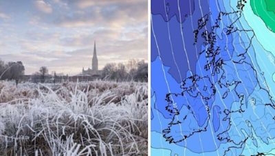 UK cold weather maps show bitter 300-mile Arctic plunging temperatures