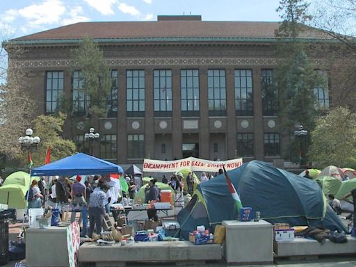 Pro-Palestine encampment created on University of Michigan campus, calling for divestment