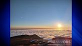 Stunning photos show summit of Mount Washington completely surrounded by undercast