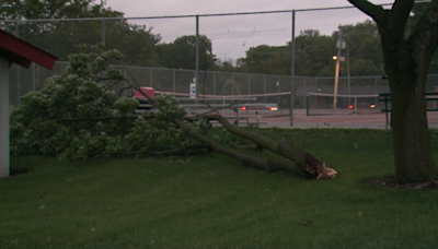 Milton residents clean up debris in between Memorial Day celebrations