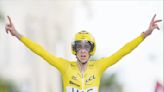 Tadej Pogacar celebrates his 3rd Tour de France victory - The Shillong Times