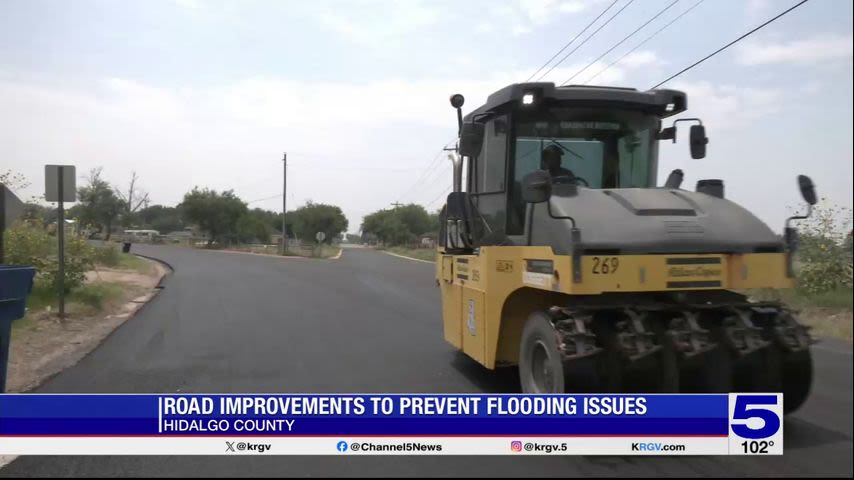 Road improvement project nearly complete in Hidalgo County