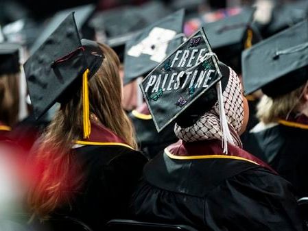 Pro-Palestinian protests dwindle on campuses as some US college graduations marked by defiant acts - The Boston Globe