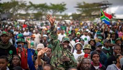 South Africa's surprise election challenger is evoking the past anti-apartheid struggle