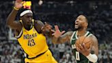 Pacers cruise past Bucks 125-108 to even playoff series