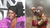 'Black Panther' star Danai Gurira says she brought her Dora Milaje spear home to deal with a spider problem