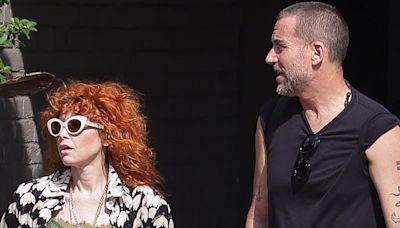 Natasha Lyonne shows off quirky style and laughs with beau Bryn Mooser