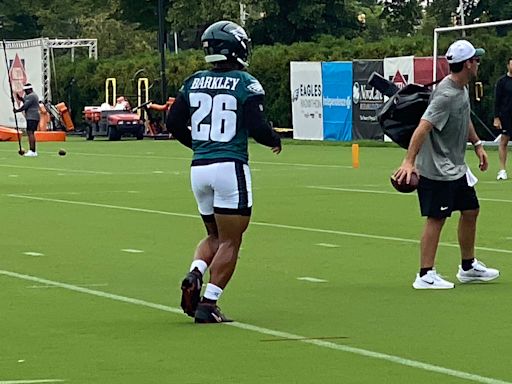 Eagles training camp observations: A busy Day 1 for Saquon Barkley