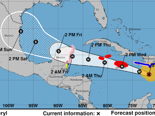 Poderoso huracán Beryl prepara su asalto a Jamaica. Islas Caimán y México están en su ruta