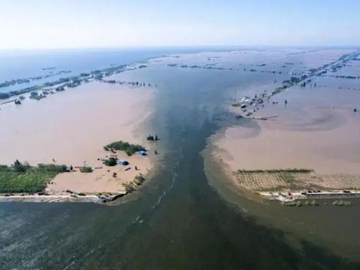 洞庭湖管湧致決堤 已封堵66米料需7天完成