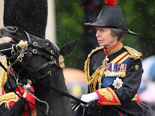 Princess Anne Expertly Handles Rambunctious Horse During Trooping the Colour Parade