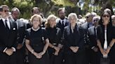 Greek royals put on a united front as they mark family funeral