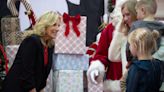 First Lady Jill Biden visits Fort Campbell in Kentucky with Santa, comforts tornado victims