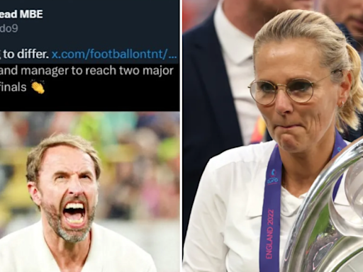 England Lioness slams women's football snub in Gareth Southgate Euro 2024 post