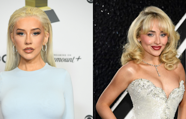 Sabrina Carpenter and Christina Aguilera look like mother and daughter in this uncanny video