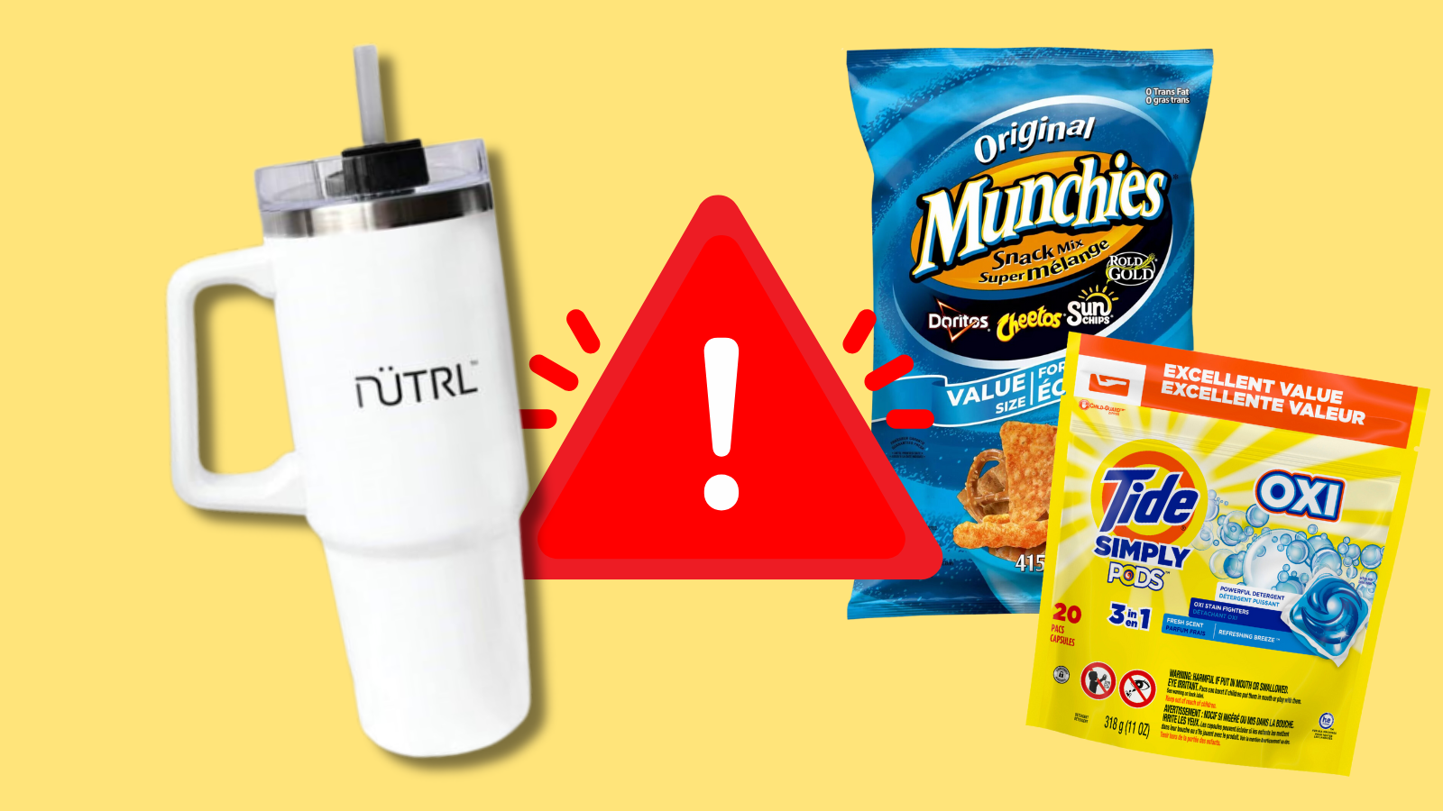 NÜTRL tumbler cups recalled after 43 reports of headaches, nausea: What to know about latest recall and product risks