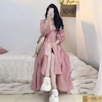 KISS女裝 大尺碼女裝秋季裙子女2022新款高級感溫柔氣質設計感甜美風洋裝潮[IU卡琪拉小屋]886