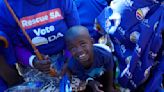 South Africa's main opposition party rallies support as it concludes election campaign