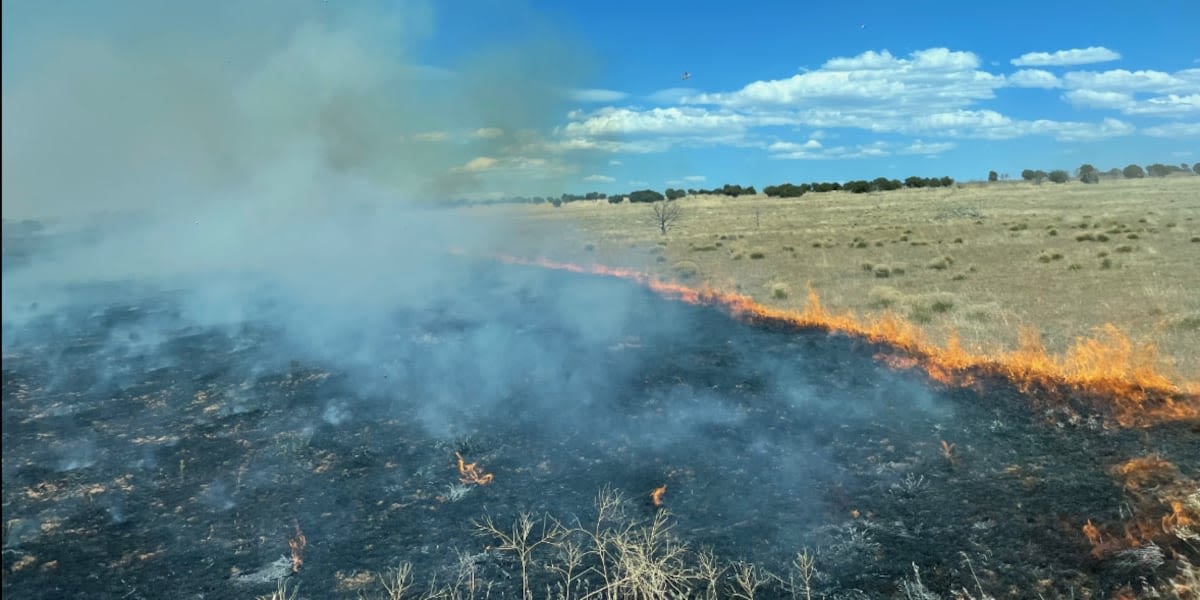 1,500+ acre fire burning on Colorado/Utah state line