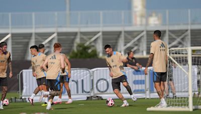 Al sol de Miami: nueva práctica de la Selección Argentina
