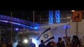 Water cannon used to disperse anti-government protesters in Tel Aviv