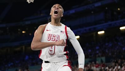 A’ja Wilson dominates as US women beat Japan 102-76 to open campaign for 8th straight Olympic gold
