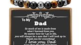 Sereney Fathers Day Gifts For Dad Bracelet From Daughter as Dear Fathers Birthday Gifts, Now 21% Off