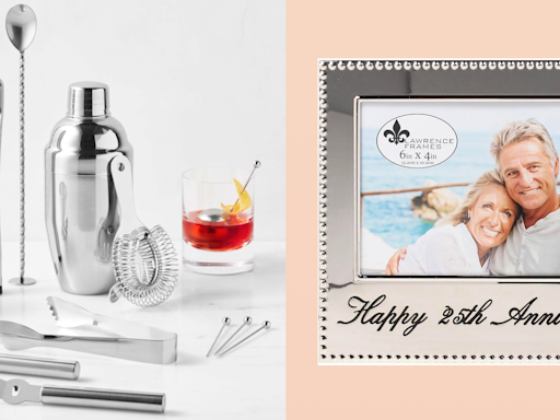 The 30 Best 25-Year Anniversary Gifts to Celebrate Your Silver Jubilee
