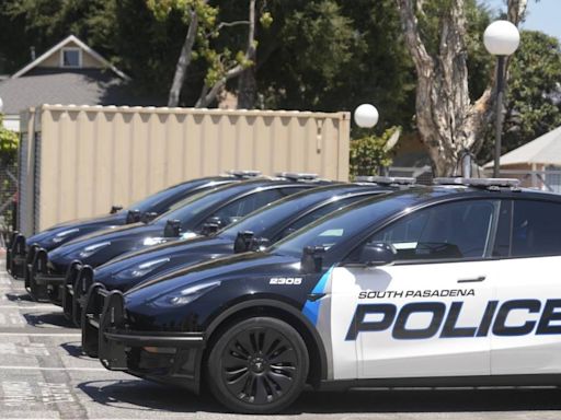 South Pasadena Unveils Nation's First Tesla Police Fleet | KQED