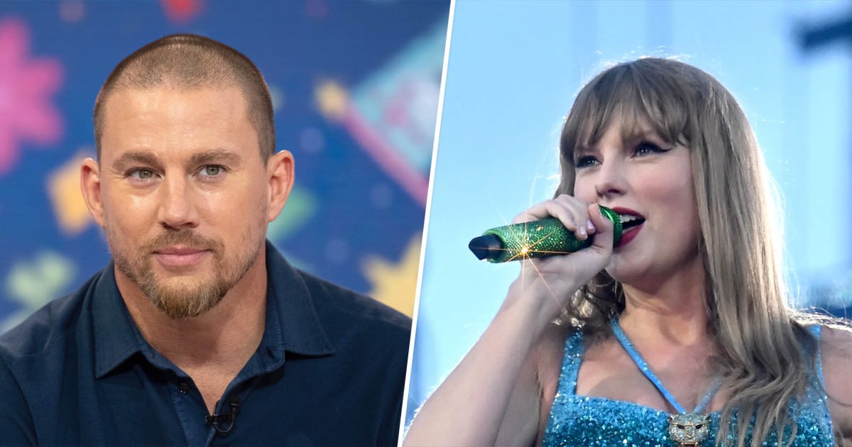 Channing Tatum says he challenges 'any triathlete' to do what Taylor Swift does at 'Eras Tour'