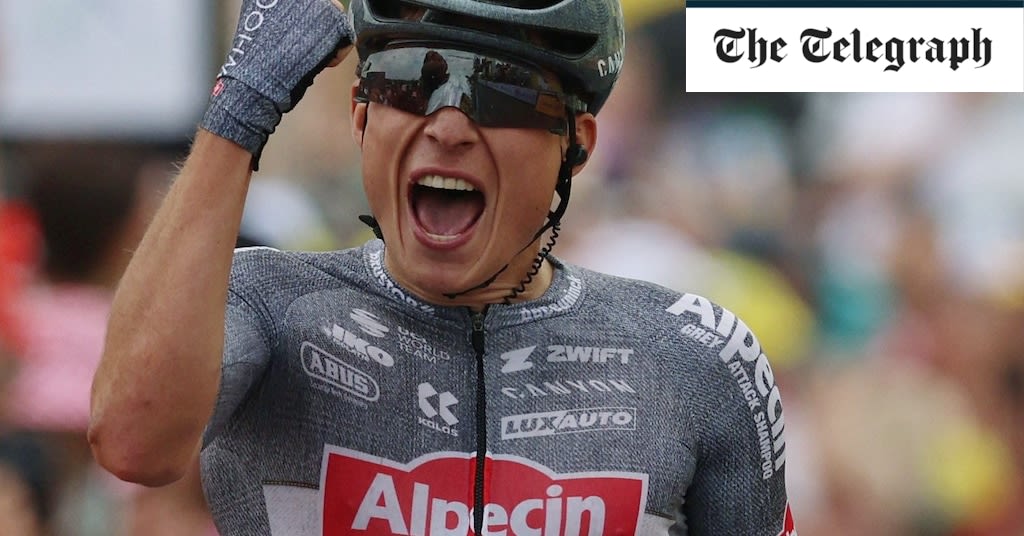 Philipsen ends Tour de France drought with stage victory