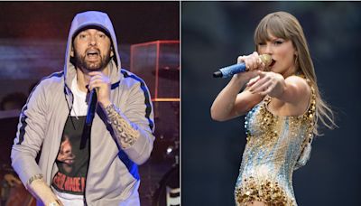 Eminem brings Taylor Swift’s reign at No. 1 to an end, Stevie Wonder’s record stays intact