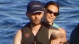 Leonardo DiCaprio's flame Vittoria rides jet ski with Tobey Maguire