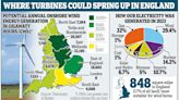 Thousands of onshore wind turbines could go up across England
