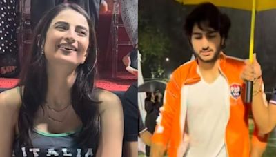 Internet is All Hearts For Palak Tiwari Who Cannot Stop Blushing During Ibrahim Ali Khan's Football Match
