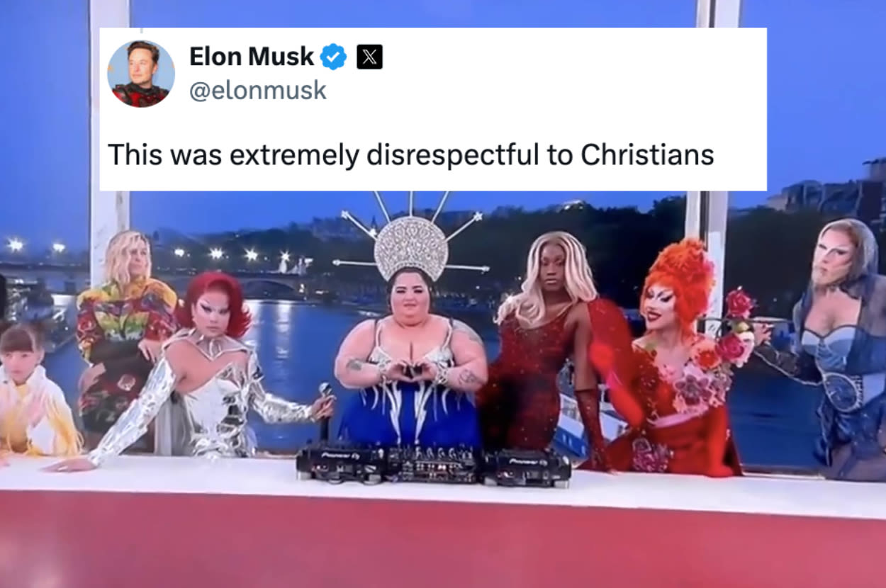 People Are Losing It Over Drag Queens Recreating The Last Supper In The Opening Ceremony