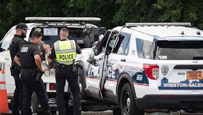 Winston-Salem police SUV involved in wreck on Silas Creek Parkway